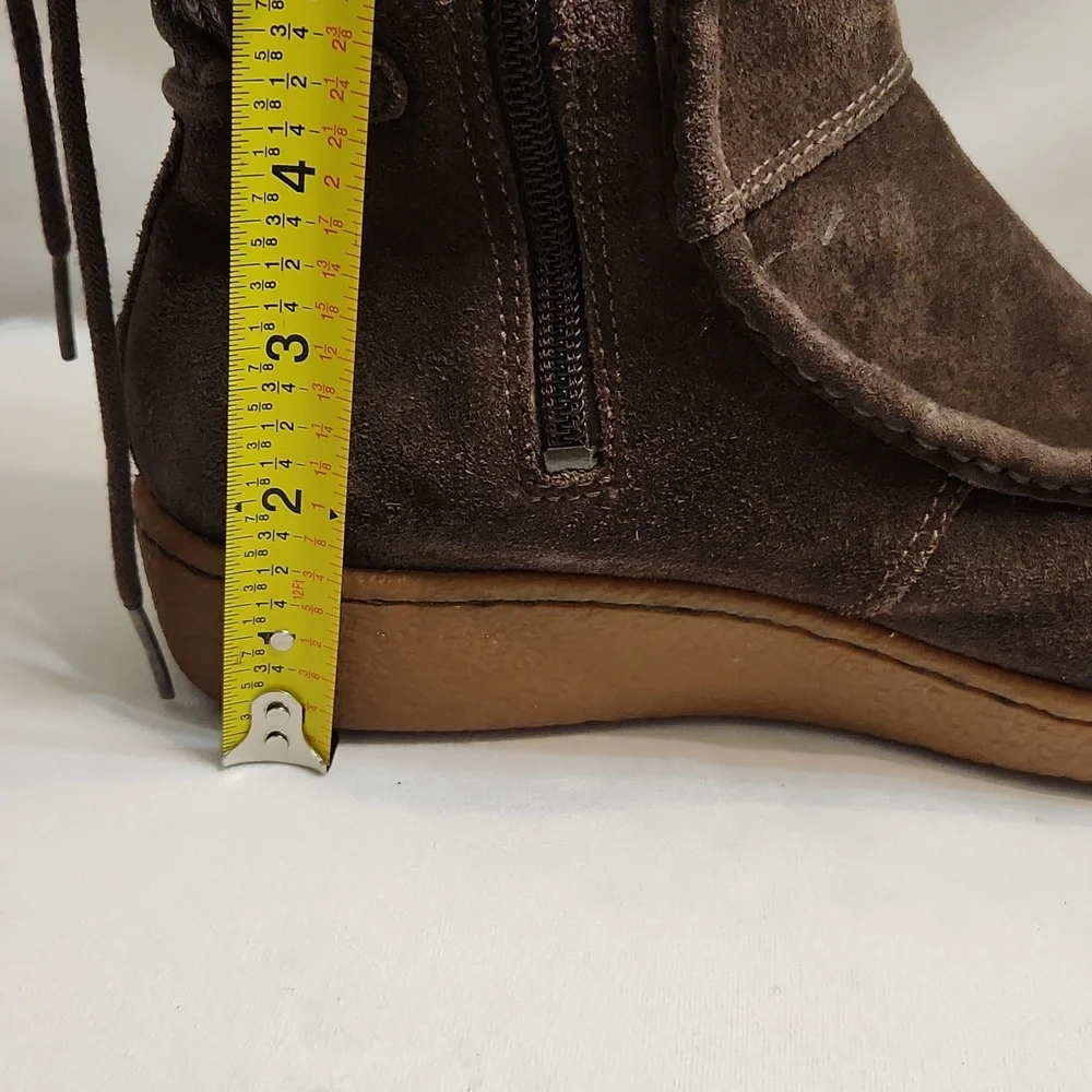 The North Face Alana Mid Knit Suede Fold-over Winter Boots (W Size 7)